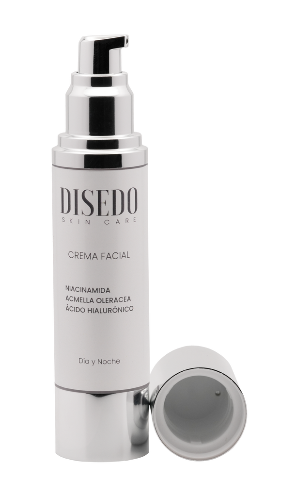 CREMA FACIAL HIDRATANTE CON NIACINAMIDA, ACMELLA OLERACEA Y ÁCIDO HIALURÓNICO