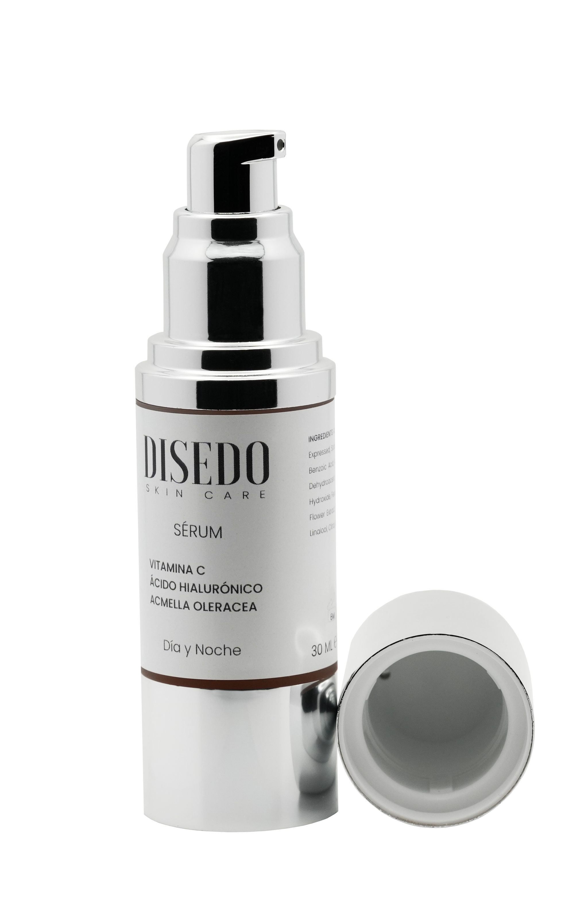 SÉRUM CON VITAMINA C ENCAPSULADA, ÁCIDO HIALURÓNICO Y ACMELLA OLERACEA