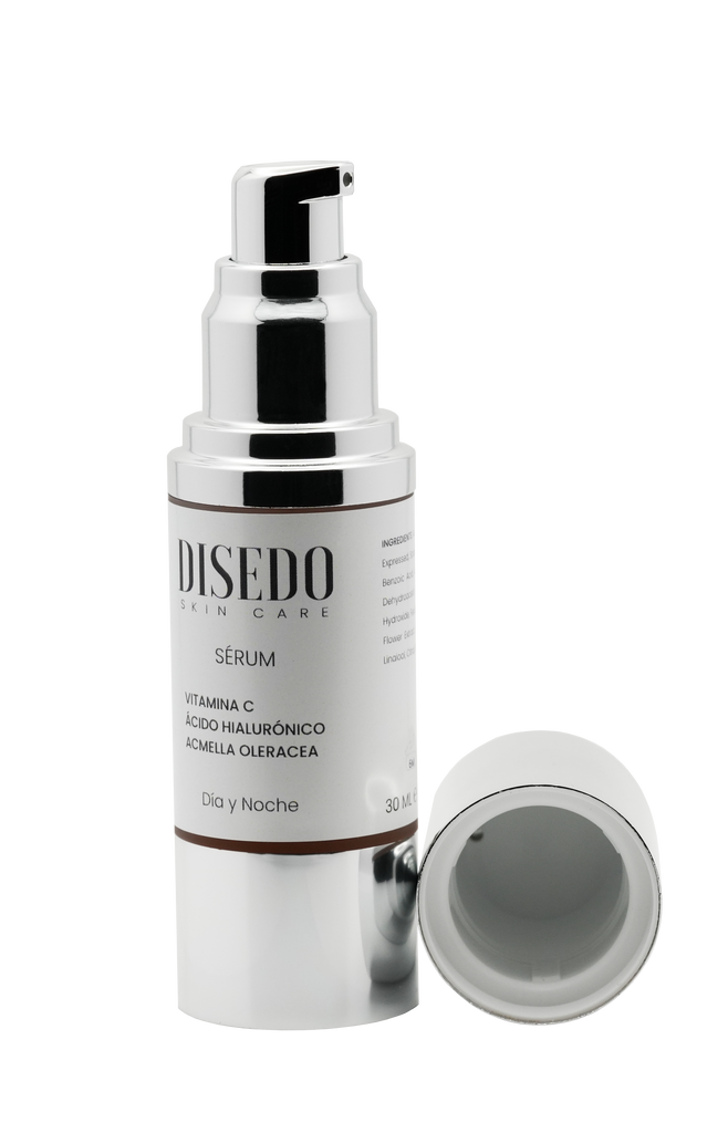 SÉRUM CON VITAMINA C ENCAPSULADA, ÁCIDO HIALURÓNICO Y ACMELLA OLERACEA